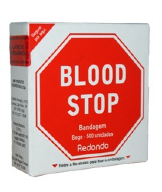 Blood Stop Bandagem Anti-Séptica com 500 AMP
