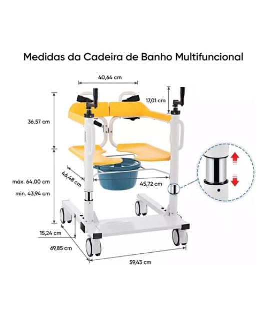 Cadeira de Transferencia Longevitech