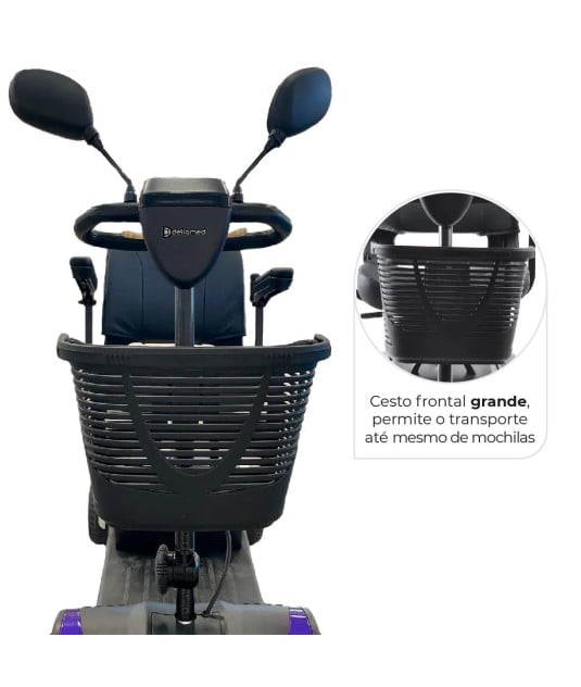 Cadeira de Rodas Motorizada Scooter Elétrica LB Dellamed